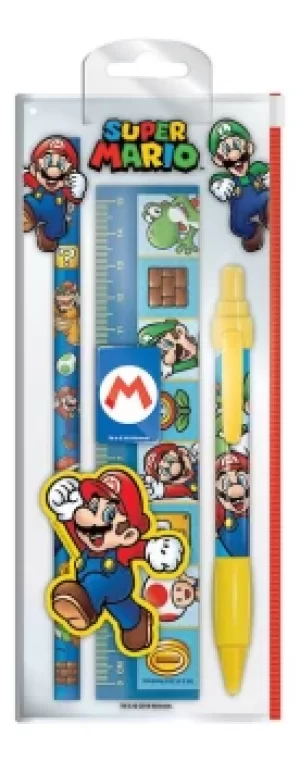 Image of Super Mario Schreibset Writing Set multicolour