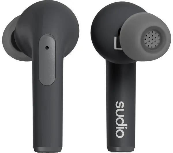 Image of SUDIO N2 Pro Wireless Bluetooth Noise Cancelling Earbuds - Black 7350071384060