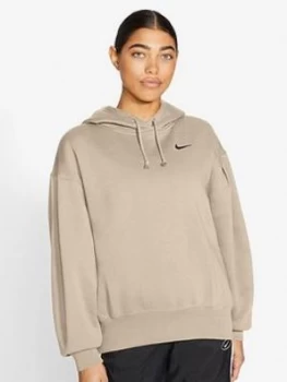 Image of Nike Nsw Trend Pullover Hoodie (Curve) - Oatmeal