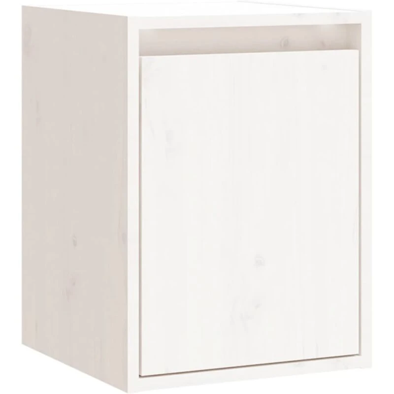 Image of VIDAXL Wall Cabinet White 30x30x40cm Solid Wood Pine Vidaxl 8720286840696