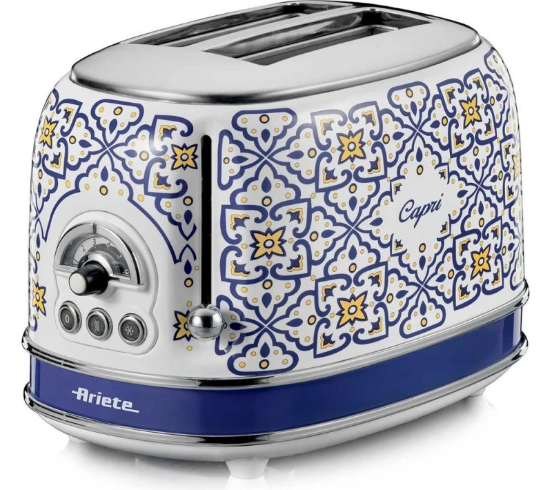 Image of ARIETE Capri 0155/1C 2-Slice Toaster - Blue,White 8003705122895