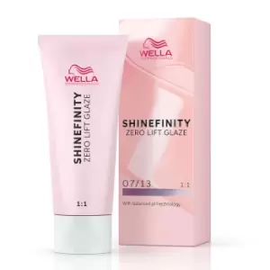 Image of Wella Professionals Shinefinity Zero Lift Glaze - 07/13 Cool Toffee Cream 60ml