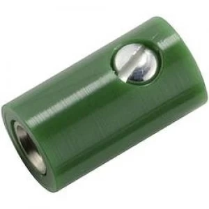 Image of Mini jack socket Socket straight Pin diameter 2.6mm Green