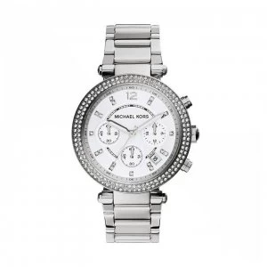 Image of Michael Kors Ladies Parker Watch - Silver/Steel