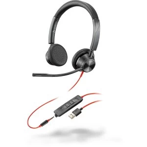 Image of Poly Blackwire 3325 USB-A UC Binaural Headset