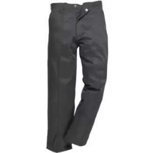 Image of Portwest Mens Preston Workwear Trousers (2885) / Pants (38 x Long) (Black) - Black