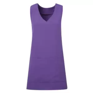 Image of Premier Womens/Ladies Wrap Around Sleeveless Tunic Apron (L/XL) (Purple)