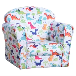 Image of HOMCOM Childrens Armchair Kids Mini Sofa, 50Lx39Wx44Hcm-Multi-colour