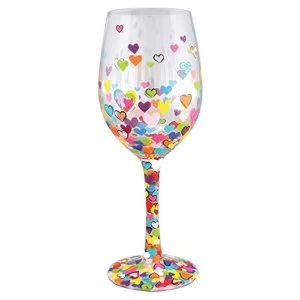 Image of Lolita Hearts A Million Wine Glass