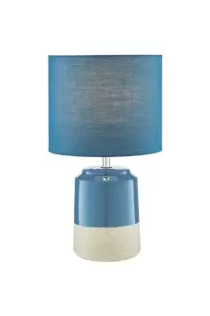 Image of 'Pop' Table Lamp Denim Blue