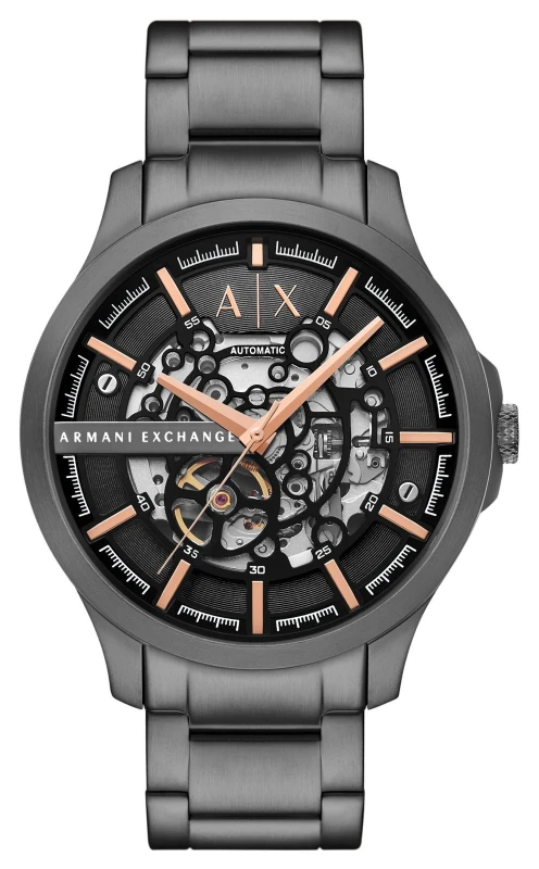 Image of Armani Exchange AX2458 Hampton Automatic Bracelet Watch - W65460