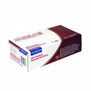 Image of Shield Powdered Clear Large Vinyl Gloves Pack of 100 GD47