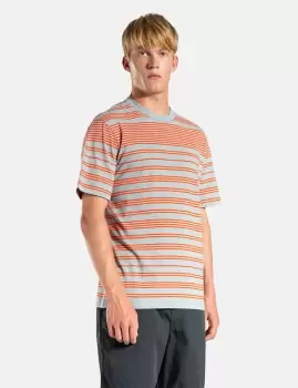 Image of Norse Projects Johannes Sailor Stripe T-Shirt - Silver Blue