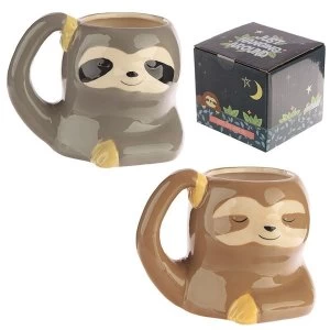 Image of Sloth Shaped Ceramic Mug (1 Random Supplied)