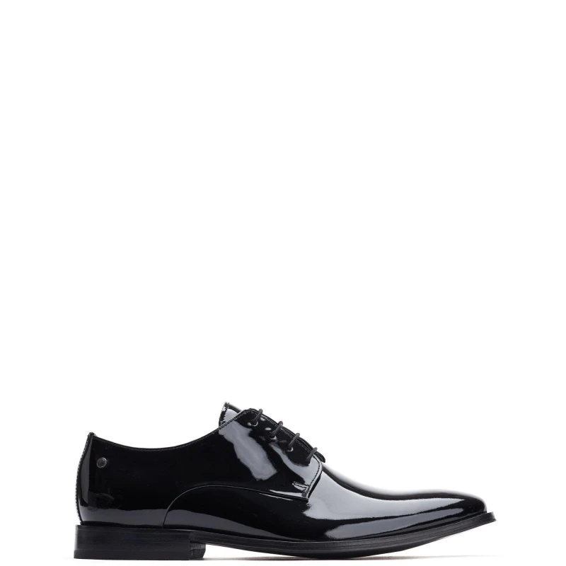 Image of Base London Marley Lace Up Patent Shoe Black male 11 (45)