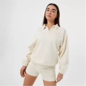 Image of Jack Wills Collar Sweatshirt - Beige