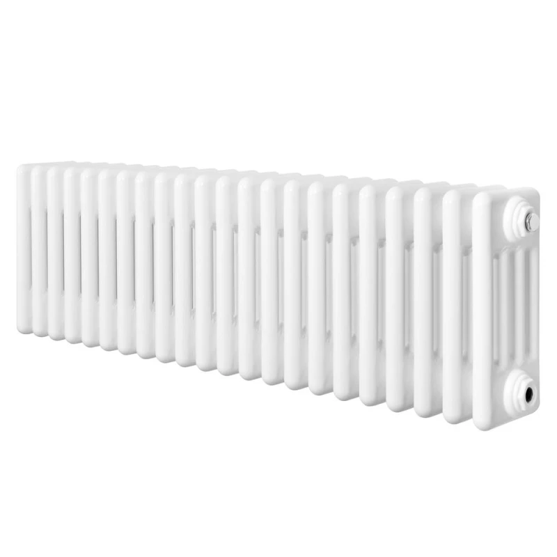 Image of Monstershop Traditional 4 Column Radiator - 300 x 1010mm - White White Unisex
