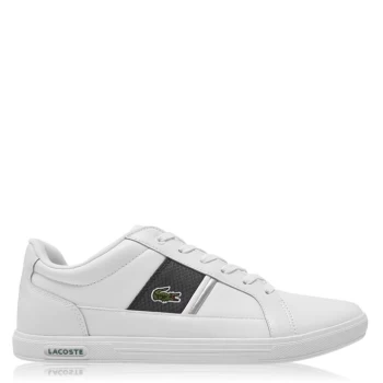 Image of Lacoste Lacoste Europa Leather Trainers Mens - White