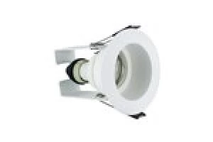 Image of Integral Evofire 70mm cut-out Fire Rated Downlight Recessed White with Insulation Guard and GU10 Holder