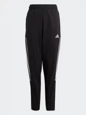 Image of adidas Tiro 21 Woven Tracksuit Bottoms, Black, Size 11-12 Years