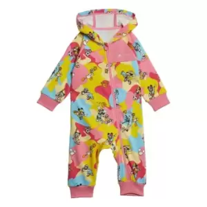 Image of adidas x Disney Mickey Mouse Onesie Kids - Bliss Pink / Impact Yellow / B