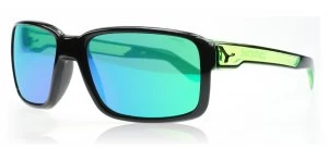 Image of Cebe DUDE Sunglasses Shiny Black / Criystal Yellow CBDUDE3 54mm