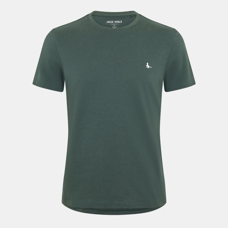 Image of Jack Wills Sandleford T-Shirt Mens Dark Pine male S