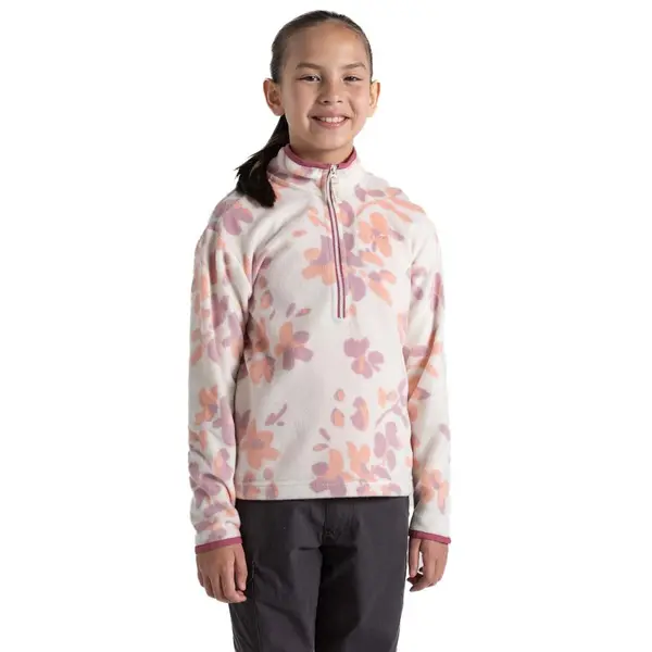 Image of Craghoppers Girls Bachas Half Zip Fleece Jacket 3-4 years