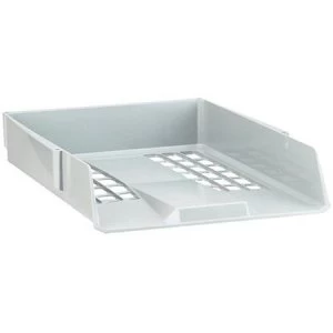 Image of Avery Standard A4/Foolscap Stackable Versatile Letter Tray Grey