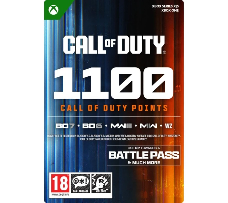 Image of XBOX Call of Duty - 1100 Points 8806188752401