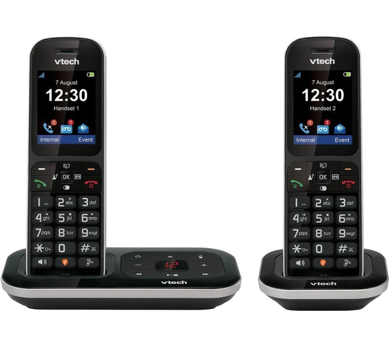 Image of VTECH PS1351 Cordless Phone - Twin, Black 4897027125887
