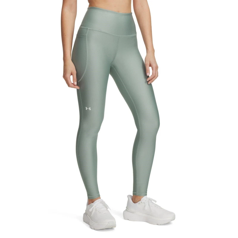 Image of Under Armour Armour HeatGear No-Slip Waistband Full-Length Leggings Womens - Green Green 10