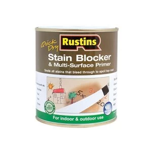 Image of Rustins Quick Dry Stain Block & Multi Surface Primer 250ml