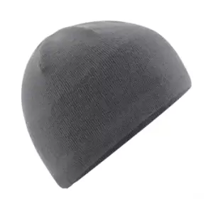 Image of Beechfield Water Repellent Active Beanie (One Size) (Graphite)