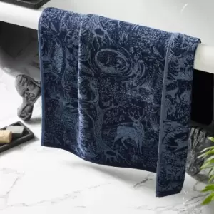 Image of Winter Woods Cotton Bath Towel