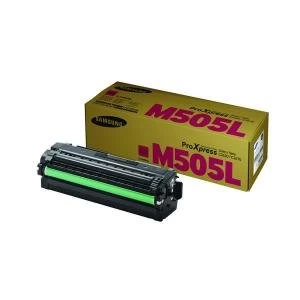 Image of Samsung CLT M505L High Yield Magenta Laser Toner Ink Cartridge