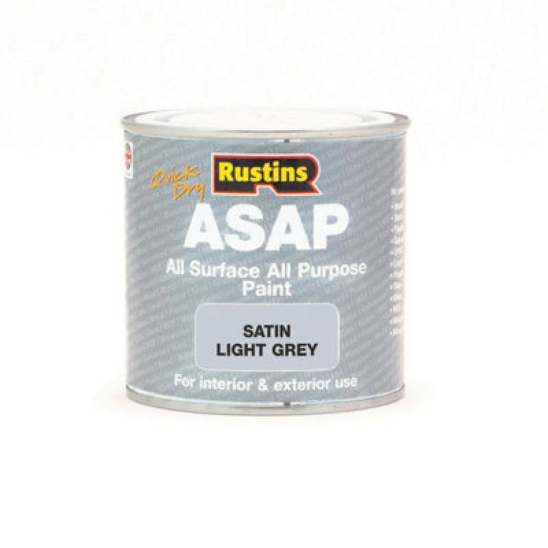 Image of RUSTINS ASAPLG250 asap Paint Light Grey 250ml RUSASAPLG250 - Rustins ASAPLG250