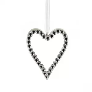 Image of Glass Heart With Detail by Heaven Sends