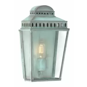 Image of Loops - Outdoor IP44 Wall Light Sconce Verdigris LED E27 100W Bulb External d01944