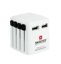 Image of Skross 00215277 power plug adapter White