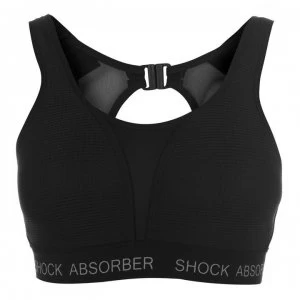 Image of Shock Absorber Shock Absorber Run Paded Sports Bra - Black/SilverBSV