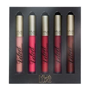 Image of MUA Luxe 5 Piece Lip Lacquer - Hollywood Kiss Multi