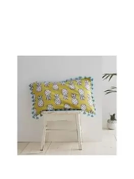 Image of Pineapple Elephant Tupi Pineapple Tassel Cushion 40X60Cm