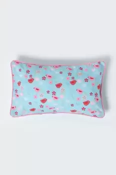 Image of Cotton Birds and Flower Cushion Cover
