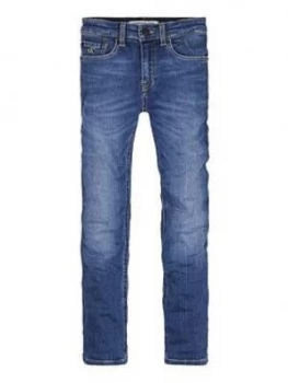 Image of Calvin Klein Jeans Boys Slim Fit Jean - Blue
