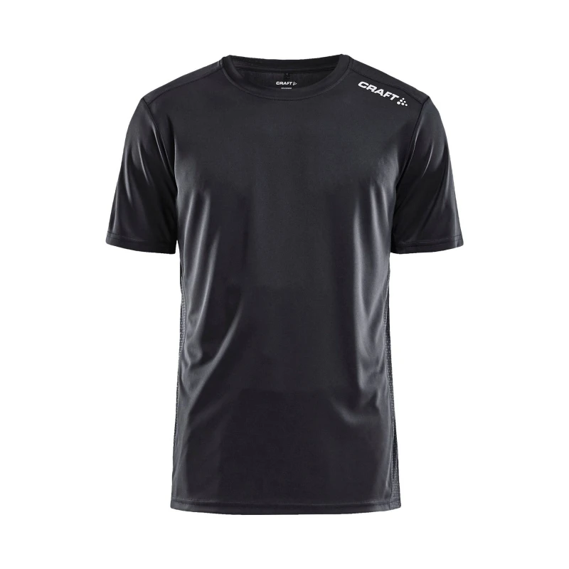 Image of Craft CRAFT Men Rush Short-Sleeved T-Shirt in Black Size: Small Black S Male 5063377023657
