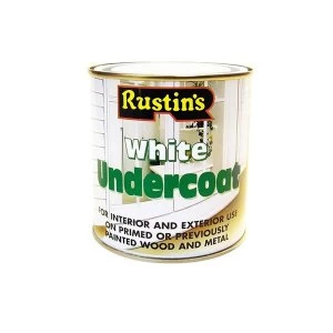 Image of Rustins White Undercoat 1 litre