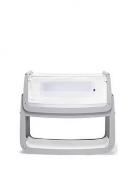Image of Snuz Snuzpod 4 Bedside Crib With Mattress - Dove Grey
