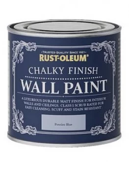 Image of Rust-Oleum Chalky Wall Paint Powder Blue 125Ml