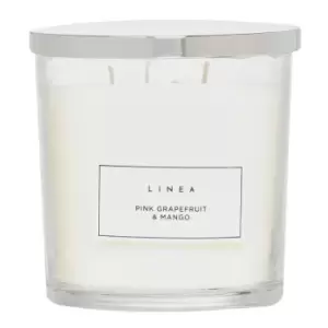 Image of Linea Three Wick Candle - Pink